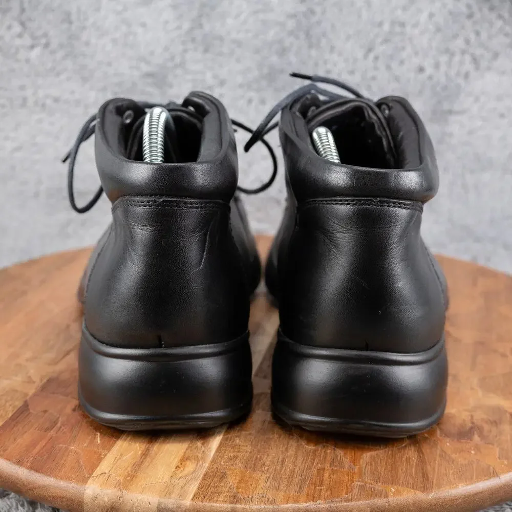 Sebago black leather